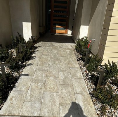 JP Landscaping & Hardscape Inc. completed landscaping project in Victoria, San Diego showcasing quality hardscape and plant installation